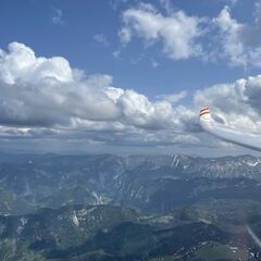 Flugwegposition um 13:14:16: Aufgenommen in der Nähe von Gemeinde Wildalpen, 8924, Österreich in 2409 Meter